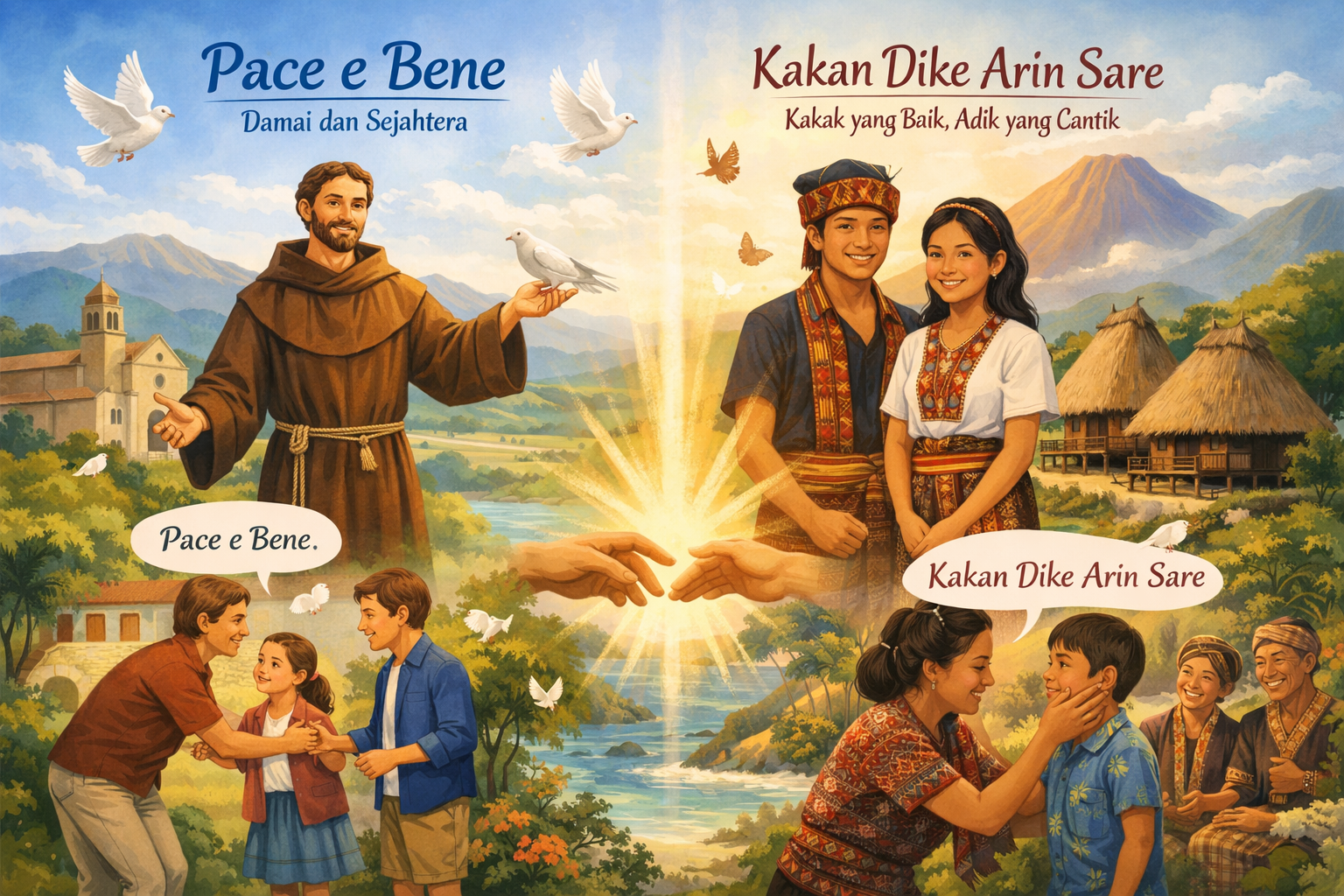 Pace e Bene dan Kakan Dike Arin Sare