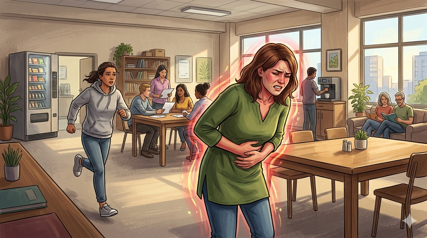 Alarm Pagi, Punggung Bicara dan Punggung tegang, alarm pagi berbunyi.